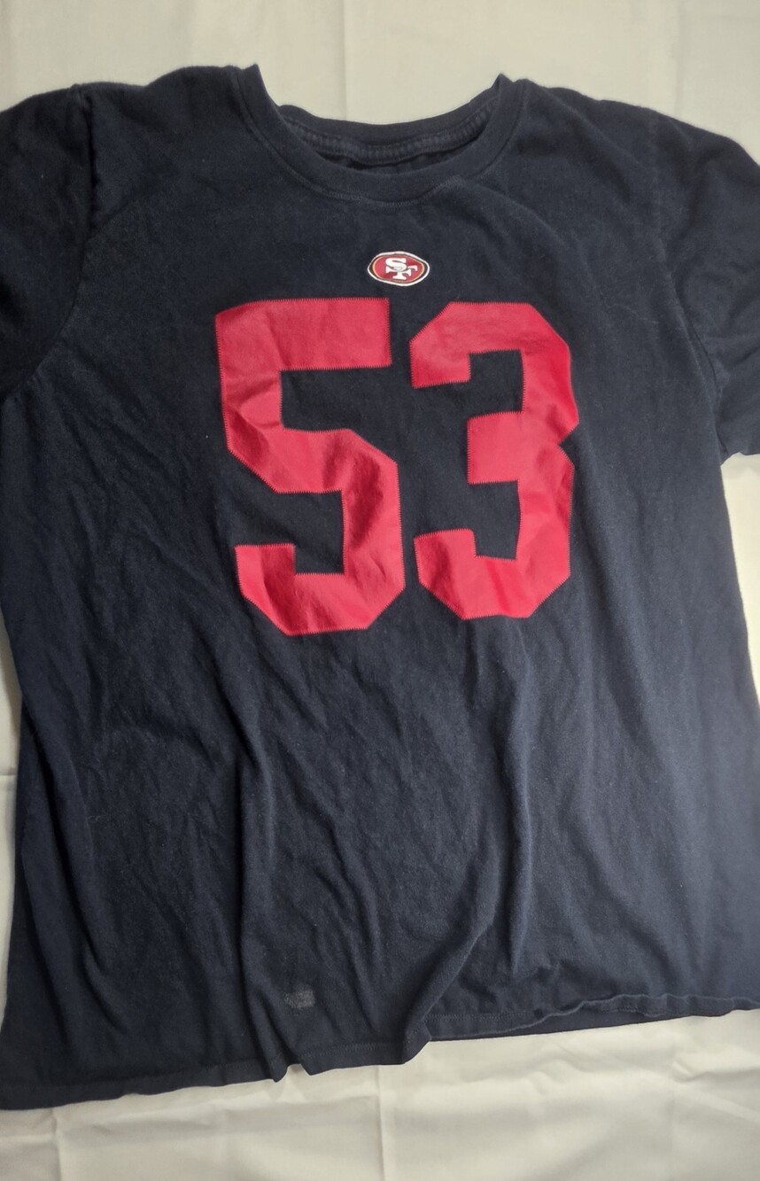 Nike San Francisco 49ers Women's T-Shirt In Xl Color Black Sku 0274